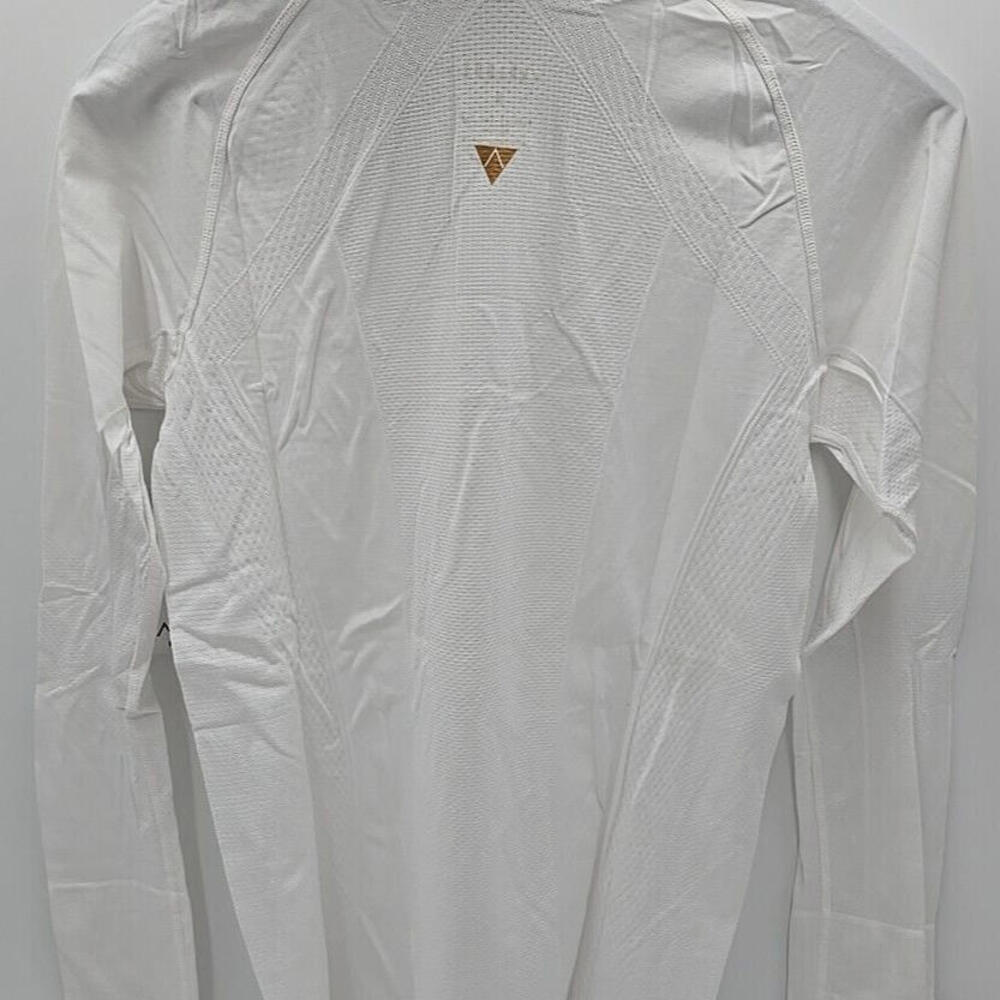 Anique Womens Sun Protective UPF 30+ Cooling Long Sleeve Pure White Medium Shirt - Picture 5 of 12